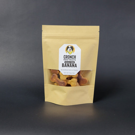 All Natural Grain Free Oven Baked Banana Dog Treats