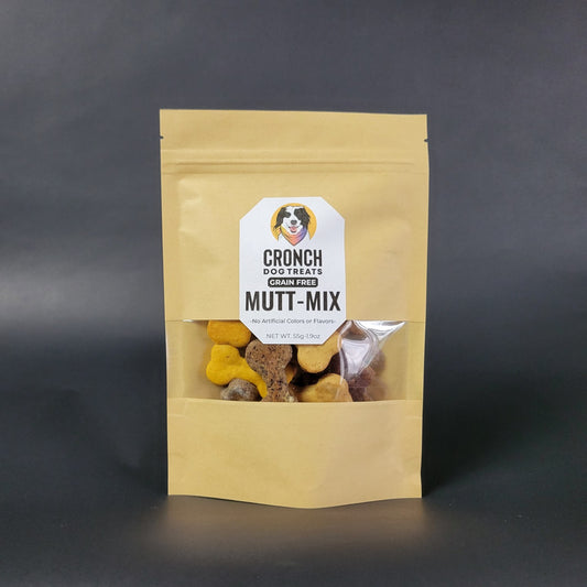 All Natural Grain Free Oven Baked Mutt Mix Dog Treats